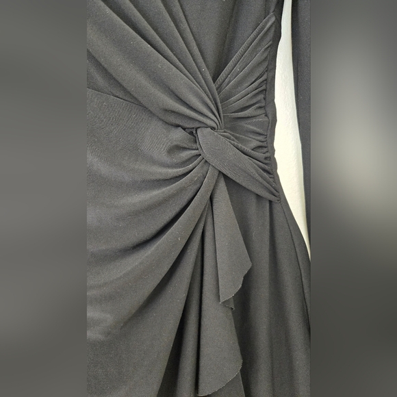 Lauren Ralph Lauren Womens Knit Long Sleeves Cocktail and Party Dress - Picture 3 of 4